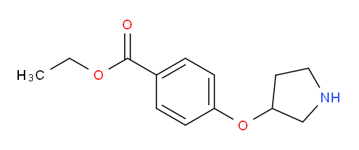 ethyl 4-(pyrrolidin-3-yloxy)benzoate