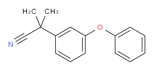 2-methyl-2-(3-phenoxyphenyl)propanenitrile