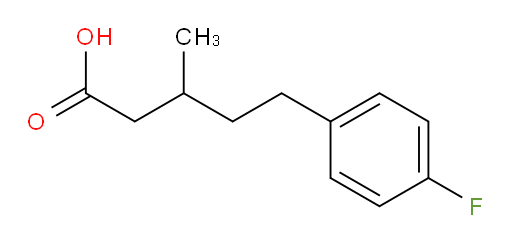 5-(4-fluorophenyl)-3-methylpentanoic acid