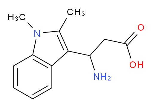 3-amino-3-(1,2-dimethyl-1H-indol-3-yl)propanoic acid