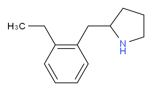 2-[(2-ethylphenyl)methyl]pyrrolidine