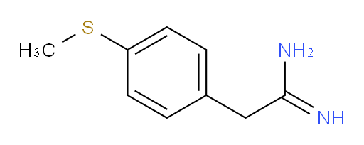 2-[4-(methylsulfanyl)phenyl]ethanimidamide