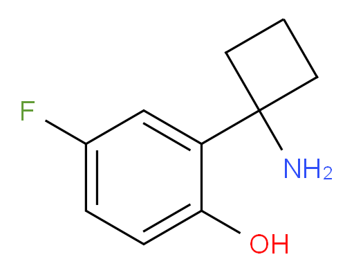 2-(1-aminocyclobutyl)-4-fluorophenol