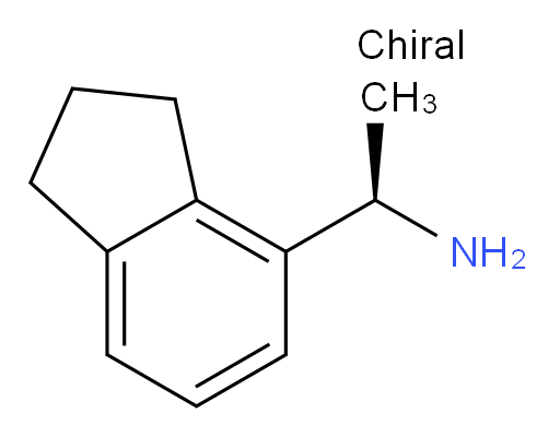 (1R)-1-(2,3-dihydro-1H-inden-4-yl)ethan-1-amine