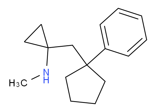 N-methyl-1-[(1-phenylcyclopentyl)methyl]cyclopropan-1-amine