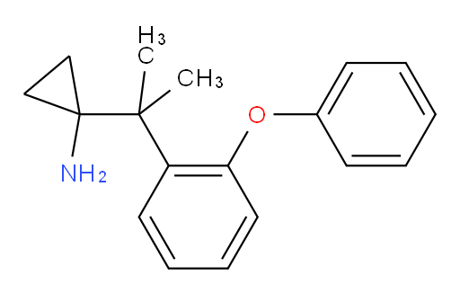1-[2-(2-phenoxyphenyl)propan-2-yl]cyclopropan-1-amine
