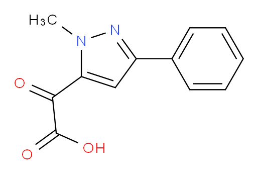 2-(1-methyl-3-phenyl-1H-pyrazol-5-yl)-2-oxoacetic acid