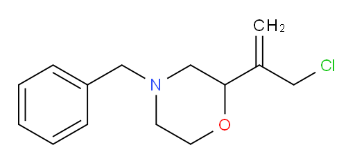 4-benzyl-2-(3-chloroprop-1-en-2-yl)morpholine