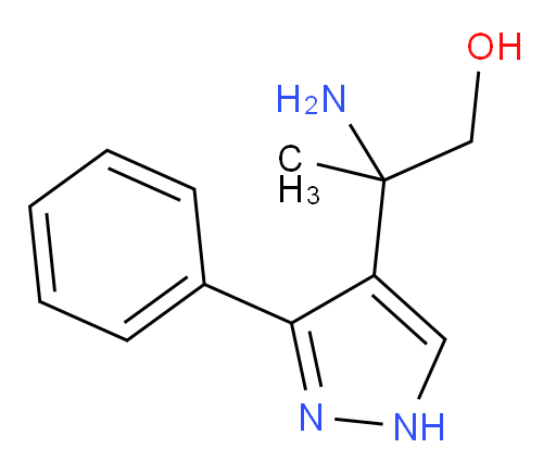 2-amino-2-(3-phenyl-1H-pyrazol-4-yl)propan-1-ol