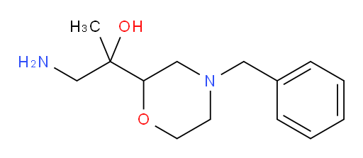 1-amino-2-(4-benzylmorpholin-2-yl)propan-2-ol