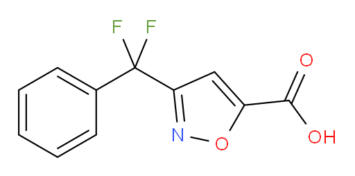 3-[difluoro(phenyl)methyl]-1,2-oxazole-5-carboxylic acid