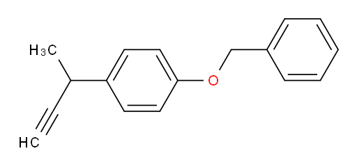 1-(benzyloxy)-4-(but-3-yn-2-yl)benzene