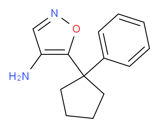 5-(1-phenylcyclopentyl)-1,2-oxazol-4-amine