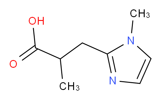 2-methyl-3-(1-methyl-1H-imidazol-2-yl)propanoic acid