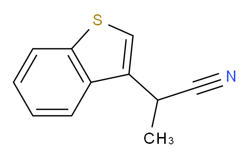 2-(1-benzothiophen-3-yl)propanenitrile