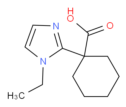 1-(1-ethyl-1H-imidazol-2-yl)cyclohexane-1-carboxylic acid