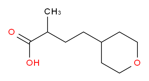 2-methyl-4-(oxan-4-yl)butanoic acid