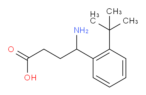 4-amino-4-(2-tert-butylphenyl)butanoic acid