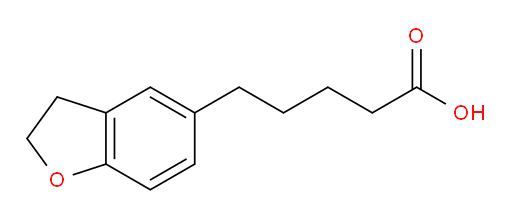 5-(2,3-dihydro-1-benzofuran-5-yl)pentanoic acid