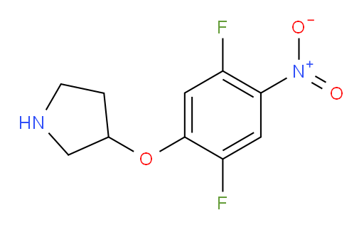 3-(2,5-difluoro-4-nitrophenoxy)pyrrolidine