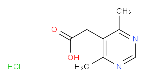 2-(4,6-dimethylpyrimidin-5-yl)acetic acid hydrochloride