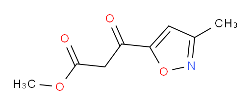 methyl 3-(3-methyl-1,2-oxazol-5-yl)-3-oxopropanoate