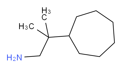 2-cycloheptyl-2-methylpropan-1-amine