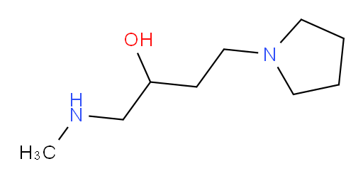 1-(methylamino)-4-(pyrrolidin-1-yl)butan-2-ol