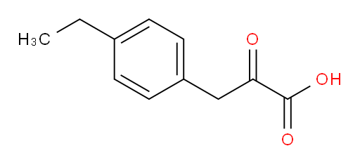 3-(4-ethylphenyl)-2-oxopropanoic acid