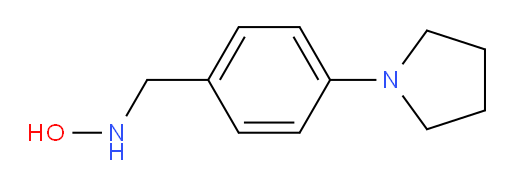 N-{[4-(pyrrolidin-1-yl)phenyl]methyl}hydroxylamine