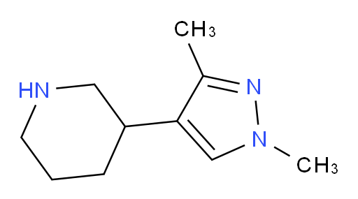 3-(1,3-dimethyl-1H-pyrazol-4-yl)piperidine