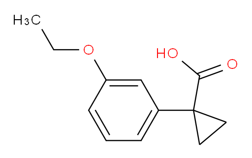 1-(3-ethoxyphenyl)cyclopropane-1-carboxylic acid