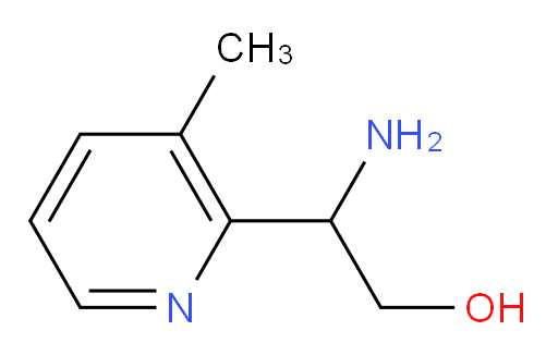 2-amino-2-(3-methylpyridin-2-yl)ethan-1-ol