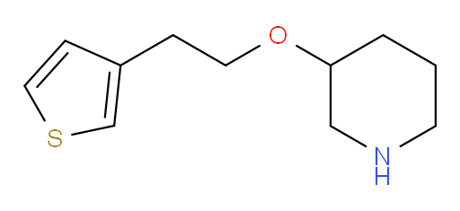 3-[2-(thiophen-3-yl)ethoxy]piperidine