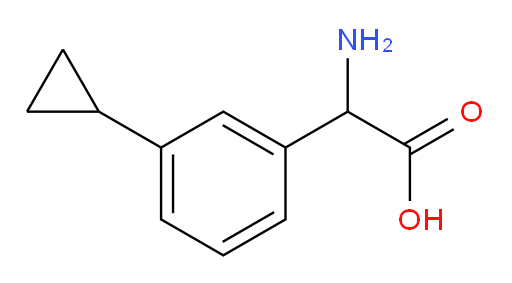 2-amino-2-(3-cyclopropylphenyl)acetic acid
