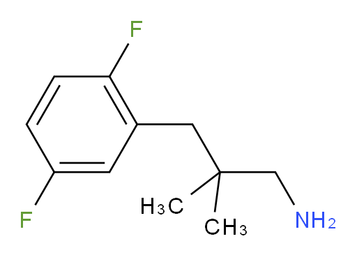 3-(2,5-difluorophenyl)-2,2-dimethylpropan-1-amine