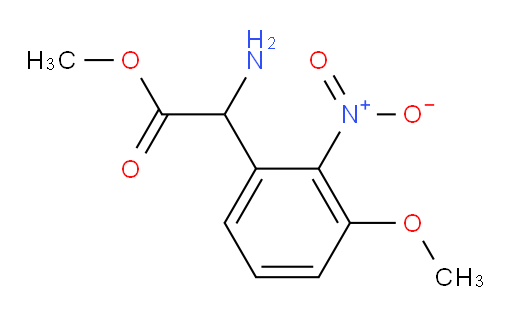 methyl 2-amino-2-(3-methoxy-2-nitrophenyl)acetate