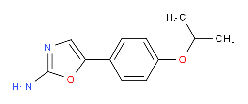 5-[4-(propan-2-yloxy)phenyl]-1,3-oxazol-2-amine