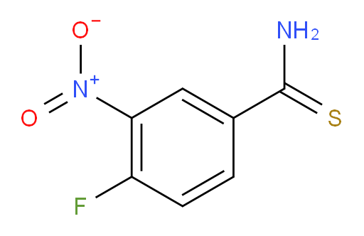 4-fluoro-3-nitrobenzene-1-carbothioamide