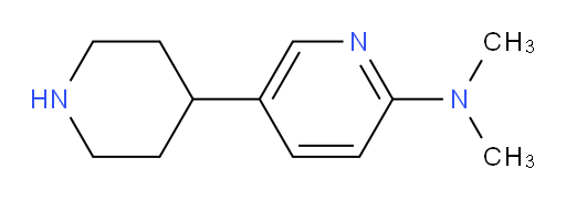 N,N-dimethyl-5-(piperidin-4-yl)pyridin-2-amine
