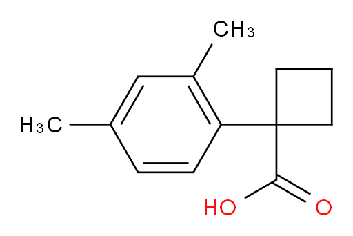 1-(2,4-dimethylphenyl)cyclobutane-1-carboxylic acid