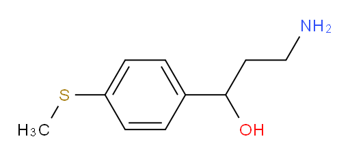 3-amino-1-[4-(methylsulfanyl)phenyl]propan-1-ol