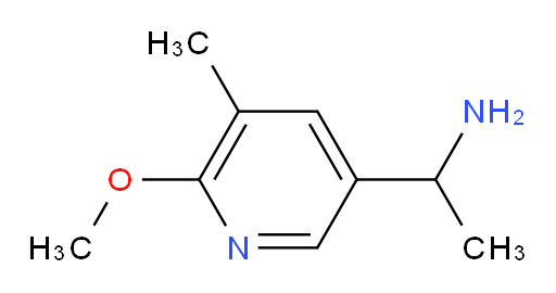 1-(6-methoxy-5-methylpyridin-3-yl)ethan-1-amine