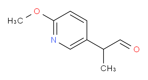 2-(6-methoxypyridin-3-yl)propanal