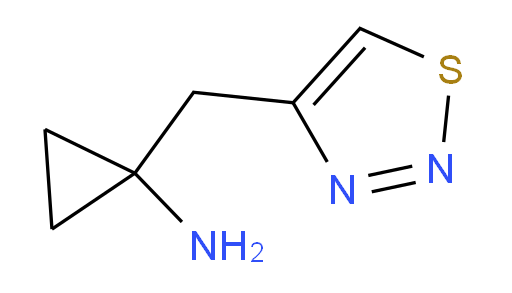 1-[(1,2,3-thiadiazol-4-yl)methyl]cyclopropan-1-amine