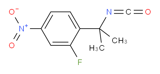 2-fluoro-1-(2-isocyanatopropan-2-yl)-4-nitrobenzene