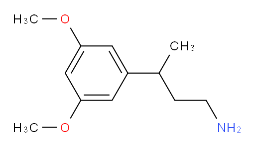 3-(3,5-dimethoxyphenyl)butan-1-amine