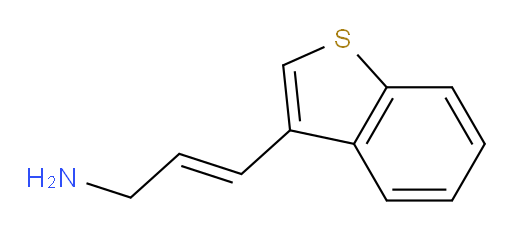 3-(1-benzothiophen-3-yl)prop-2-en-1-amine