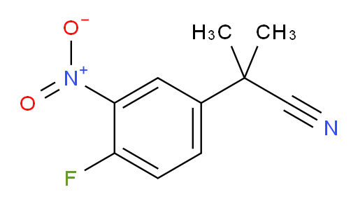 2-(4-fluoro-3-nitrophenyl)-2-methylpropanenitrile