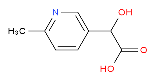2-hydroxy-2-(6-methylpyridin-3-yl)acetic acid